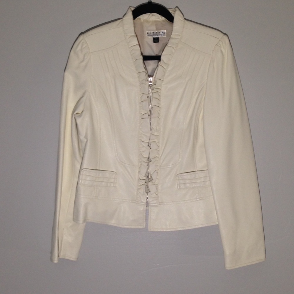 Faux leather jacket